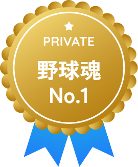 野球魂 No.1（PRIVATE）のバッジ